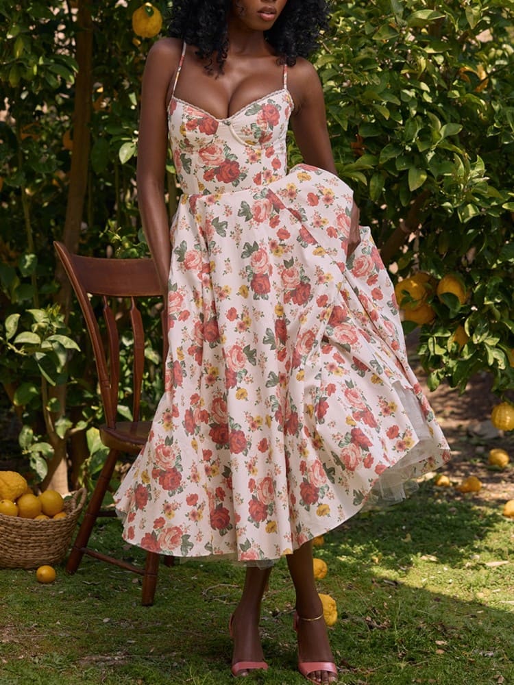 Midikleed "Helene" – Katoenen Jersey