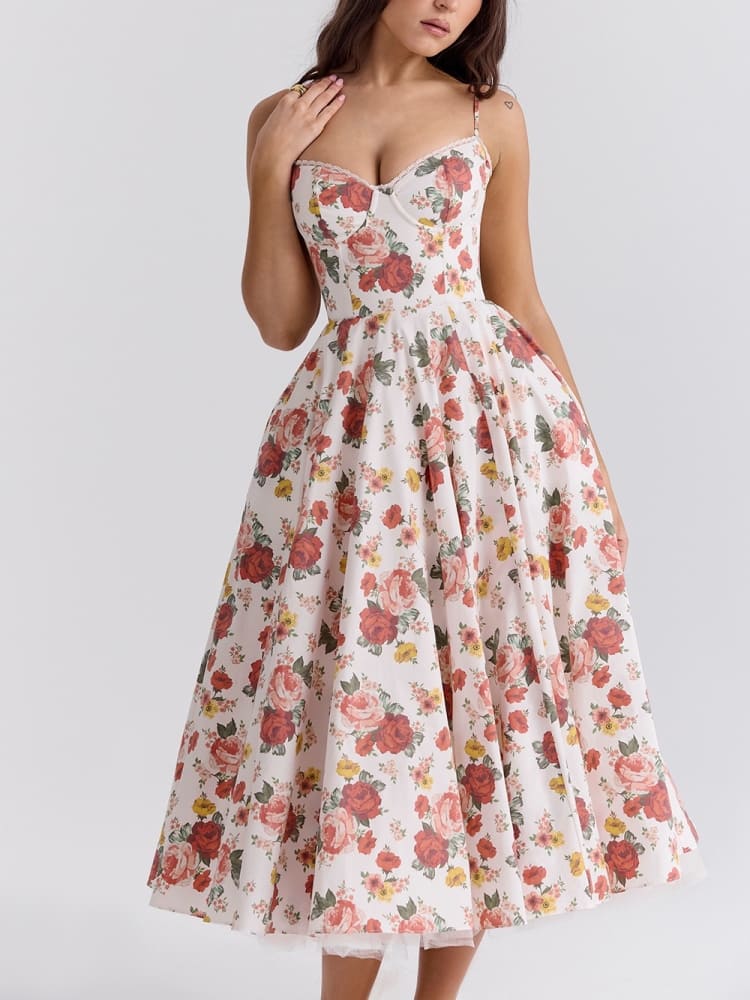 Midikleed "Helene" – Katoenen Jersey