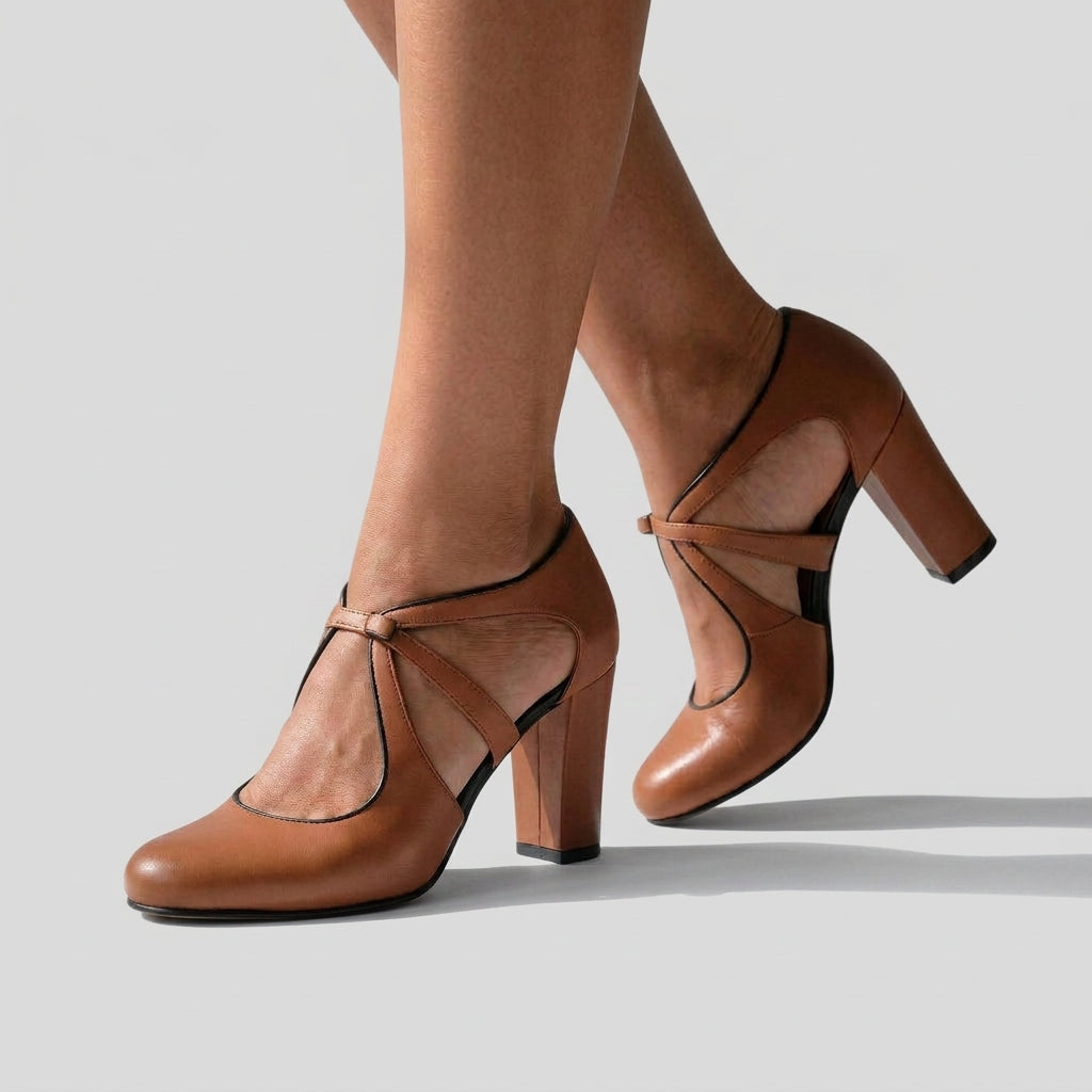 Hakschoenen "Joana" – Gekruiste Bandjes