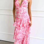 Chiffon Maxikleed "Stefanie" – Zomer