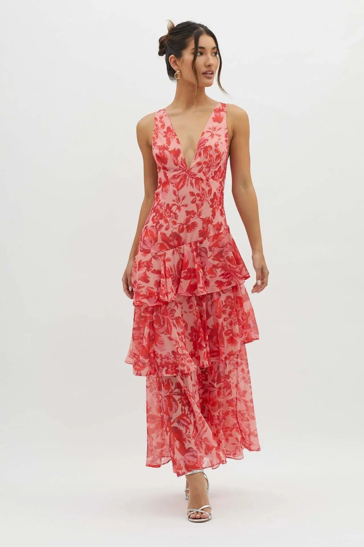Chiffon Maxikleed "Stefanie" – Zomer