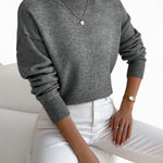 Pull "Christa" – Tricot douillet à col montant