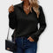 Pull "Anna" – Col en V à Demi-Zip
