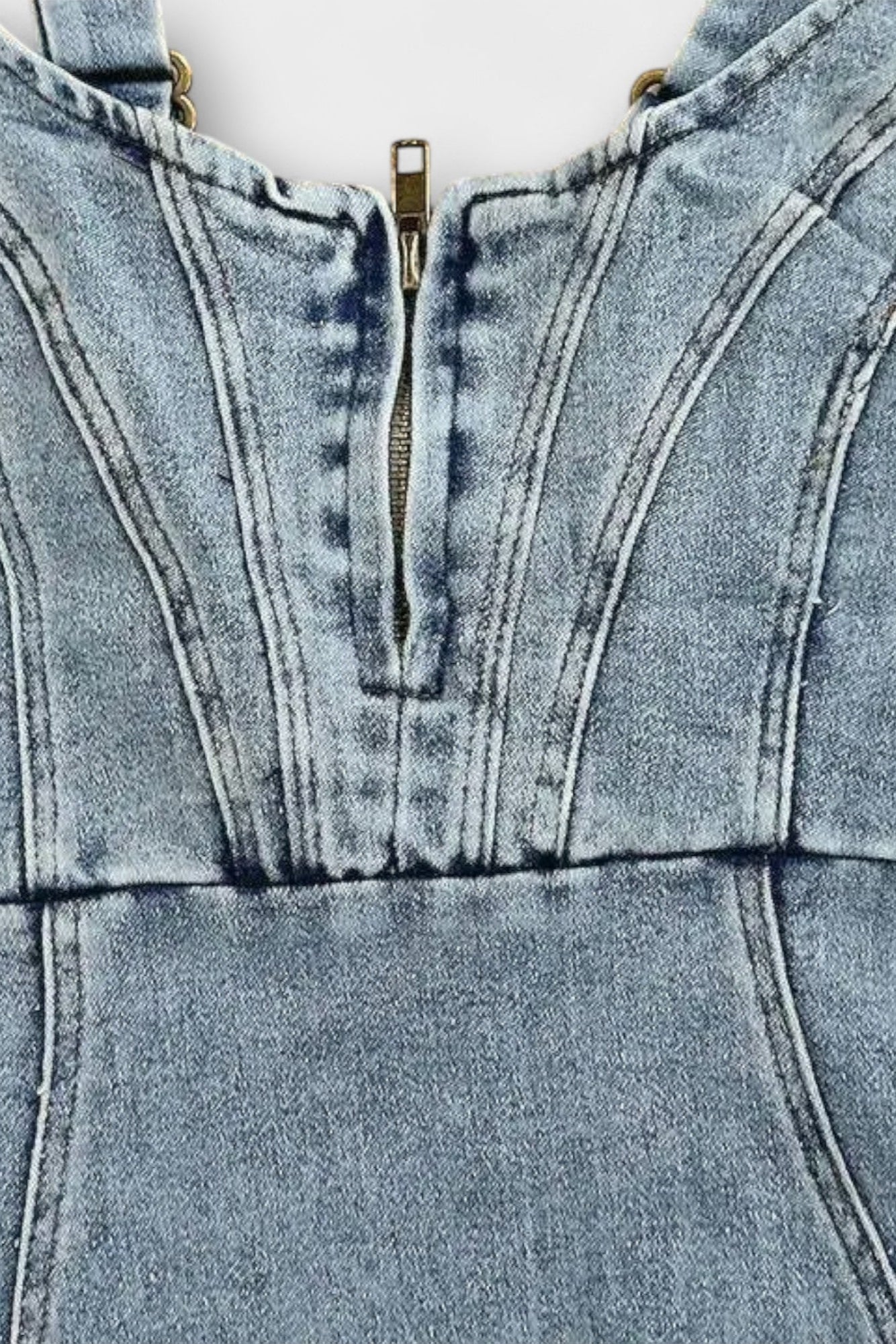 Robe en Jean "Henriette" – Zip & Fente