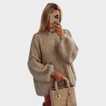 Trui "Gisela" – Oversized met Ballonmouwen