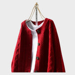 Gebreid Vest "Senta" – Kabelpatroon