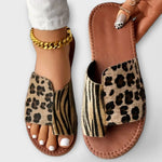 Sandalen "Julia" – Tweekleurige Dierenprint