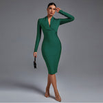 Robe bandage "Doris" – Manches longues
