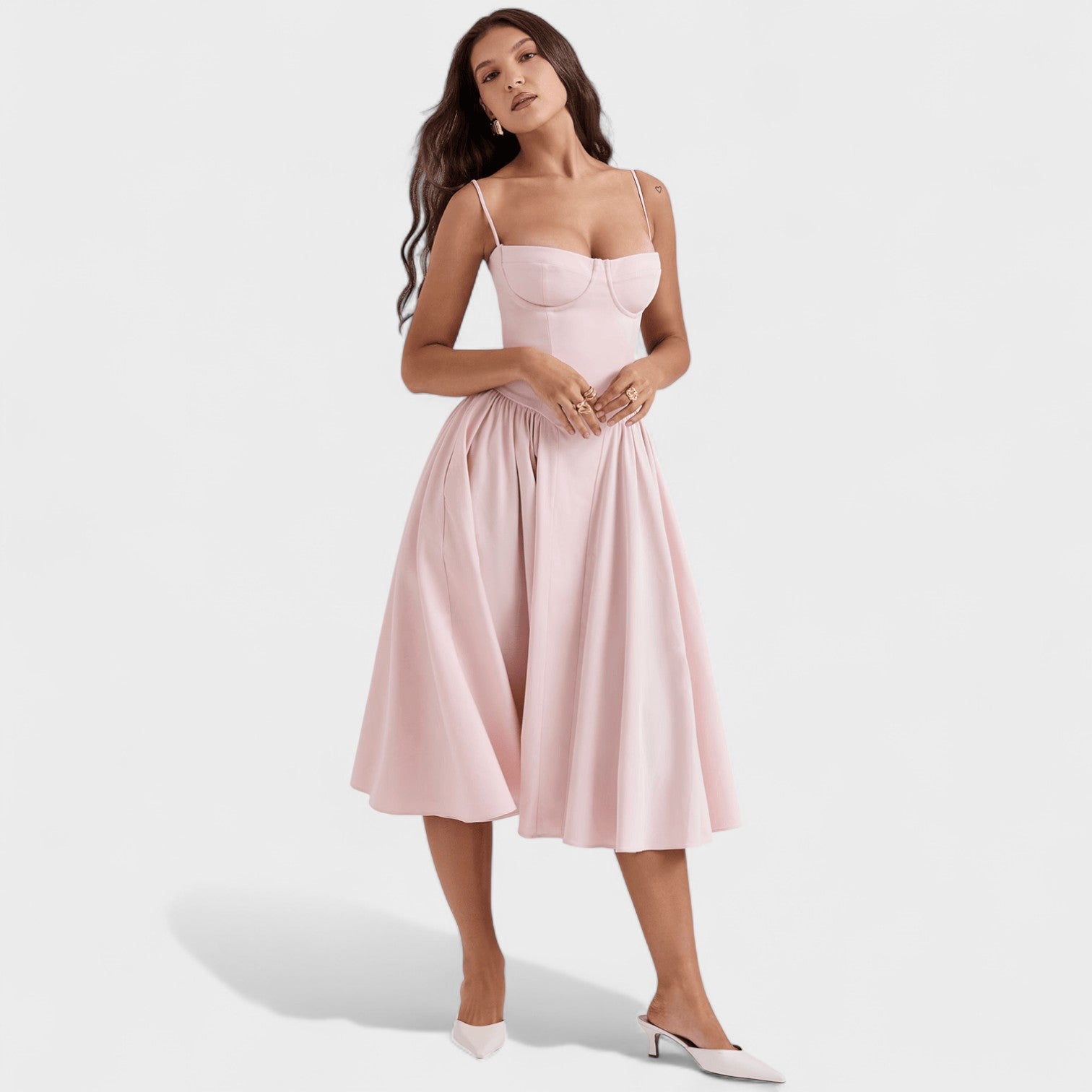 Robe corset "Silke" – Midi