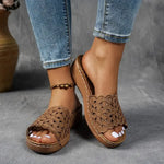 Ergonomische Sandalen "Irene" – Bloemuitsnijding