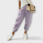Pantalon rayé "Susanne" – Confortable