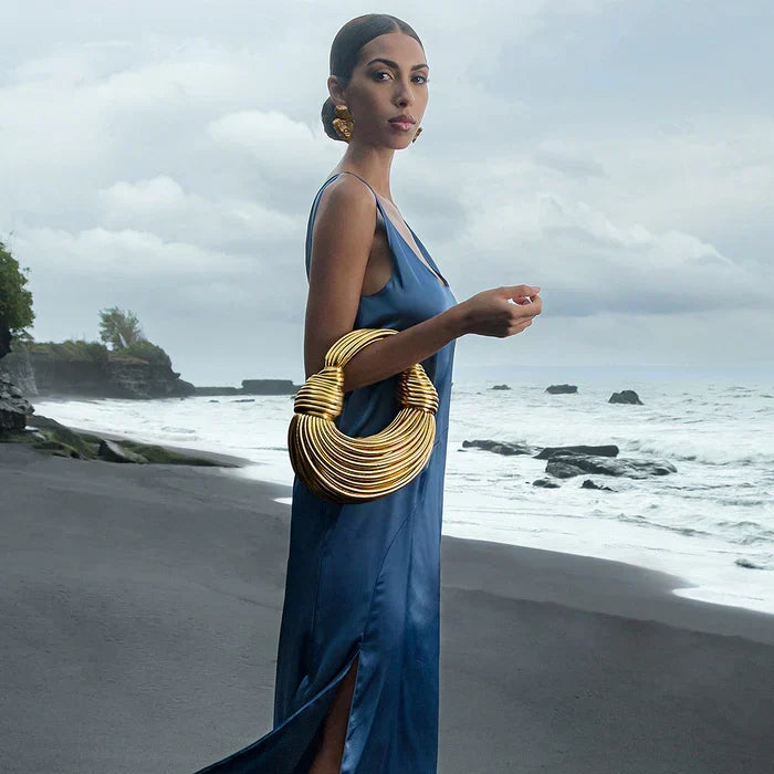 Sac de soirée "Roma" – Or et argent