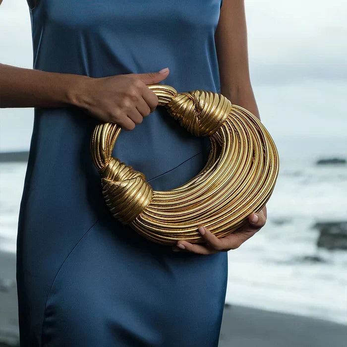Sac de soirée "Roma" – Or et argent