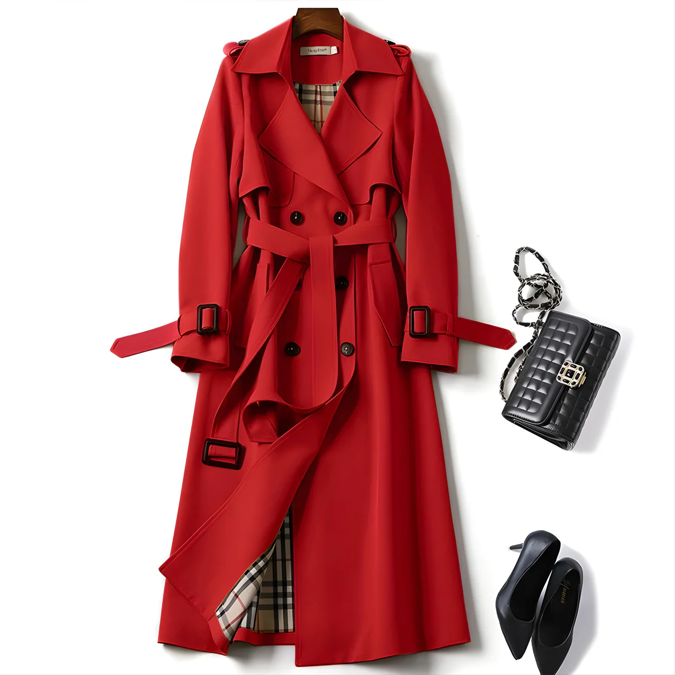 Trenchcoat "Vespera" – Elegant met Ceintuur