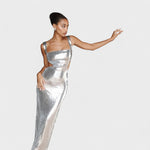 Pailletten Avondkleed "Sparkle Silver" – Zilver