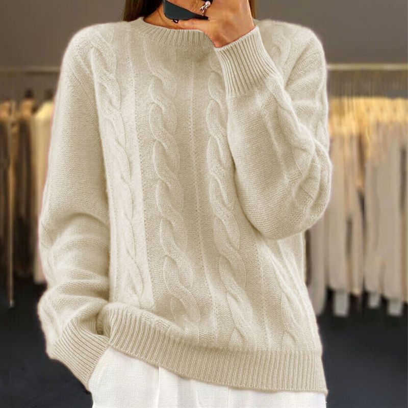 Pull en Maille "Angelika" – Classique & Chaud
