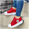 Sneakers "Pia" – Plateau met Sterpatch