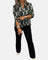 Blouse "Gisela" – Lange Mouwen & Grafische Print