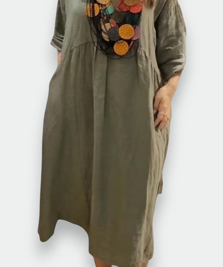 Robe "Susanne" – Coton & Lin